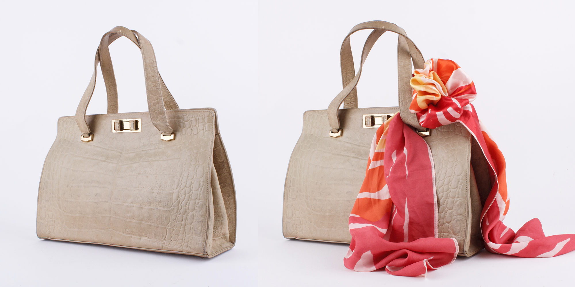 Eine Tasche ist ein schönes und nützliches Accessoire, das Dein Outfit vervollständigt und rund macht. Egal, ob gross, oder klein.